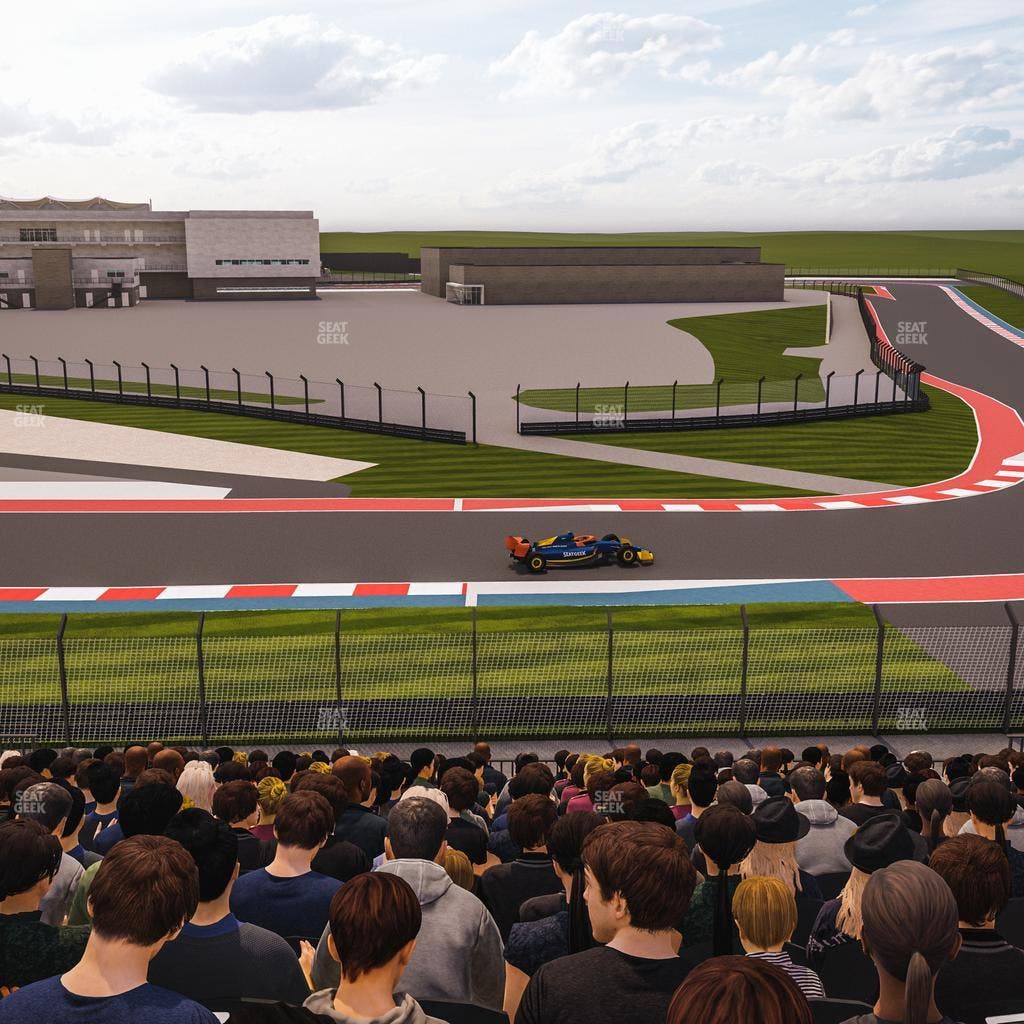 Circuit of The Americas - Section Turn 19 Bleachers 7 Seat View