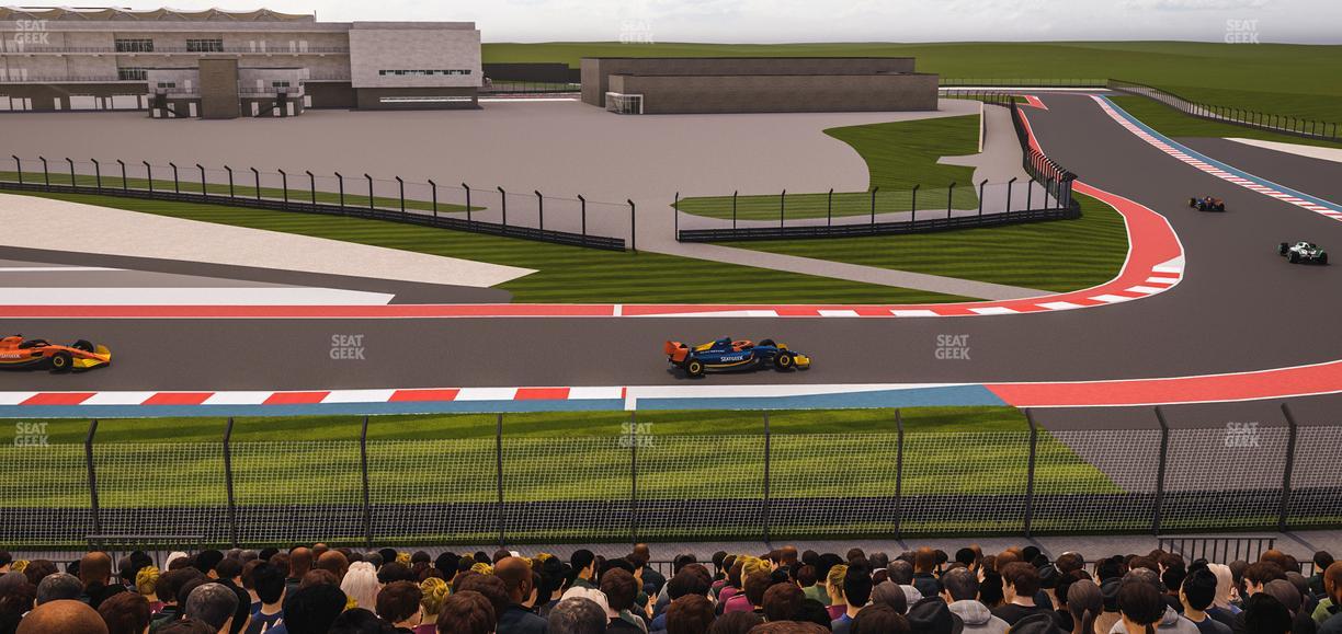 Circuit of The Americas - Section Turn 19 Bleachers 7 Seat View