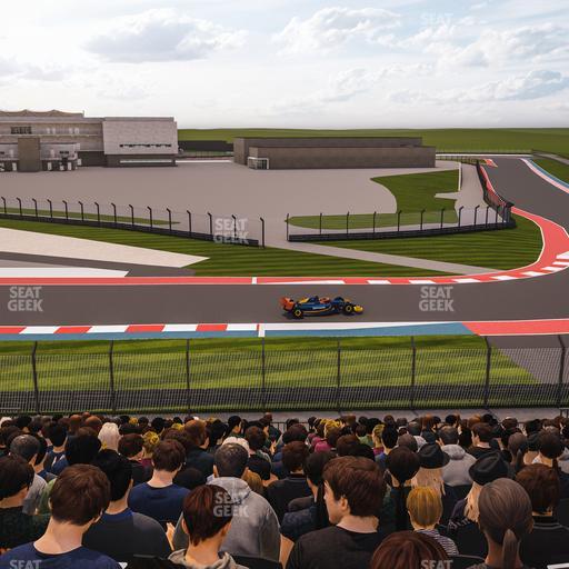 Circuit of The Americas - Section Turn 19 Bleachers 7 Seat View
