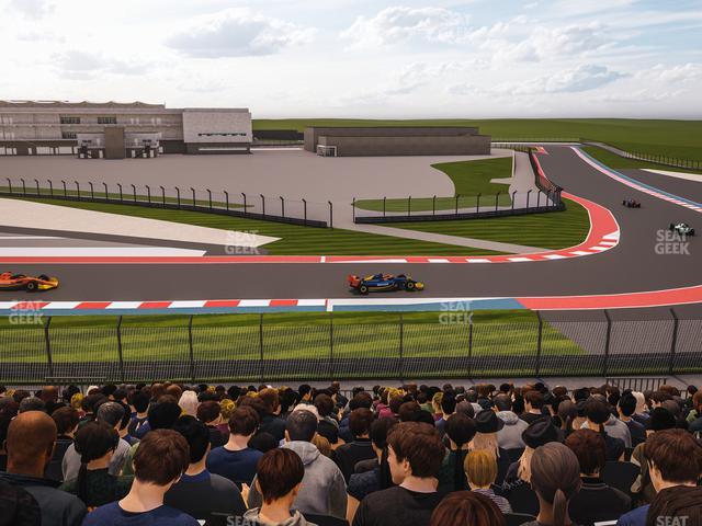 Circuit of The Americas - Section Turn 19 Bleachers 7 Seat View