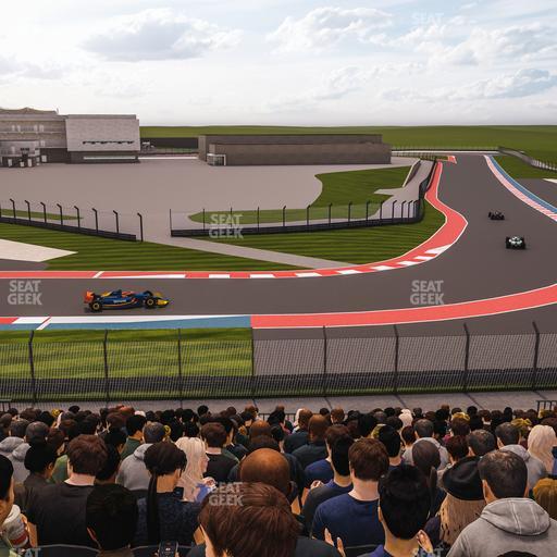 Circuit of The Americas - Section Turn 19 Bleachers 8 Seat View