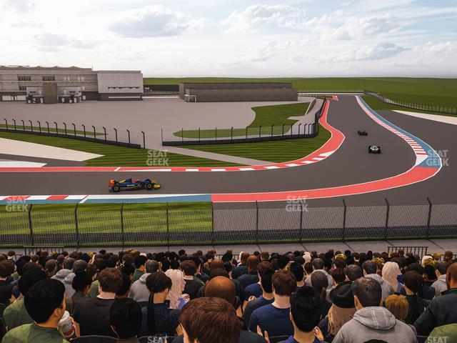 Circuit of The Americas - Section Turn 19 Bleachers 8 Seat View