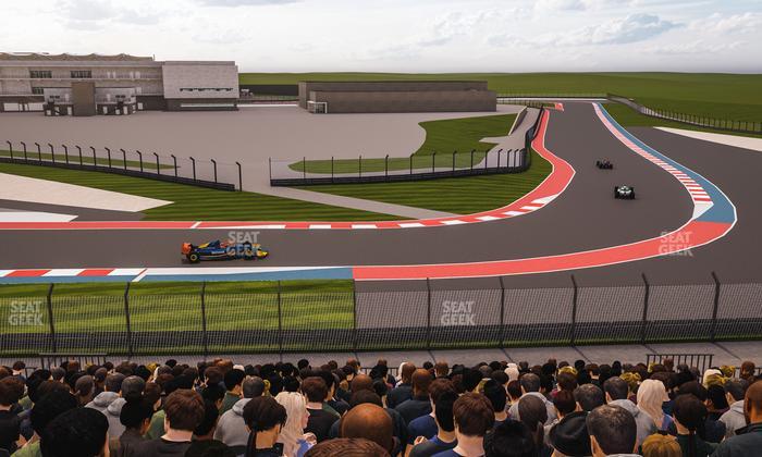 Circuit of The Americas - Section Turn 19 Bleachers 8 Seat View