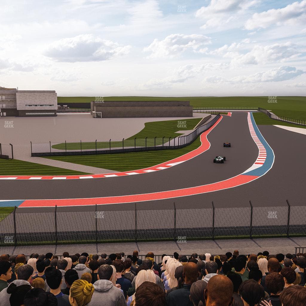 Circuit of The Americas - Section Turn 19 Bleachers 9 Seat View