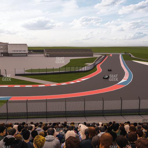 Circuit of The Americas - Section Turn 19 Bleachers 9 Seat View