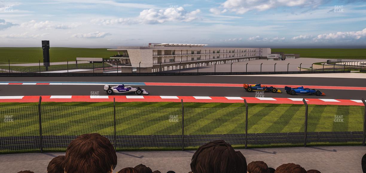Circuit of The Americas - Section Turn 2 Grandstand 1 Seat View