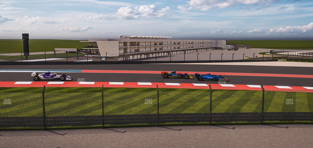 Circuit of The Americas - Section Turn 2 Grandstand 2 Seat View