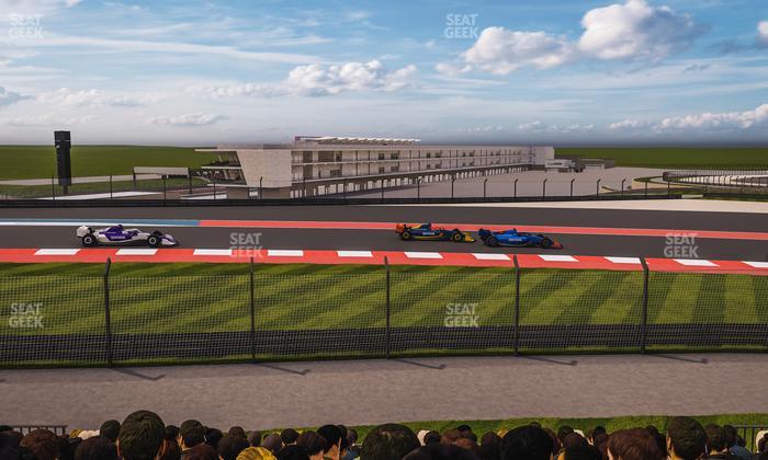 Circuit of The Americas - Section Turn 2 Grandstand 2 Seat View