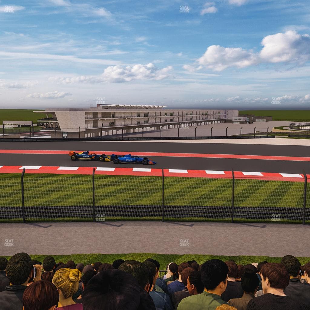 Circuit of The Americas - Section Turn 2 Grandstand 3 Seat View