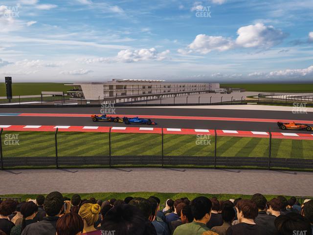 Circuit of The Americas - Section Turn 2 Grandstand 3 Seat View