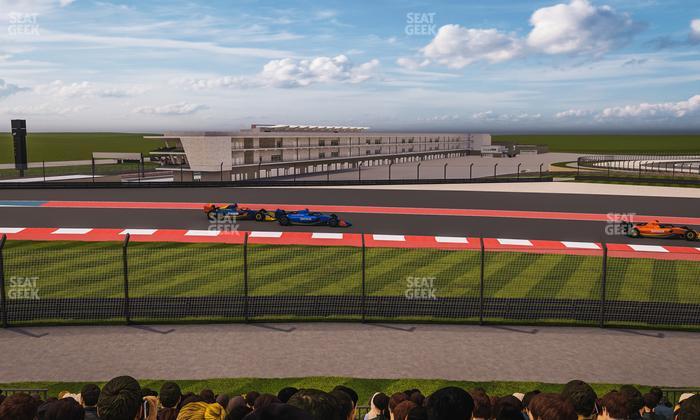 Circuit of The Americas - Section Turn 2 Grandstand 3 Seat View