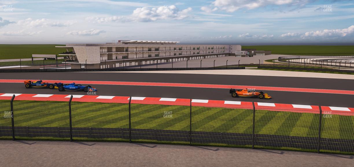 Circuit of The Americas - Section Turn 2 Grandstand 4 Seat View