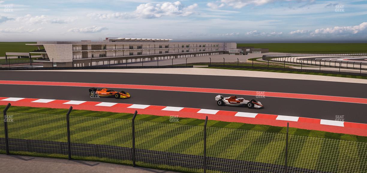 Circuit of The Americas - Section Turn 2 Grandstand 6 Seat View