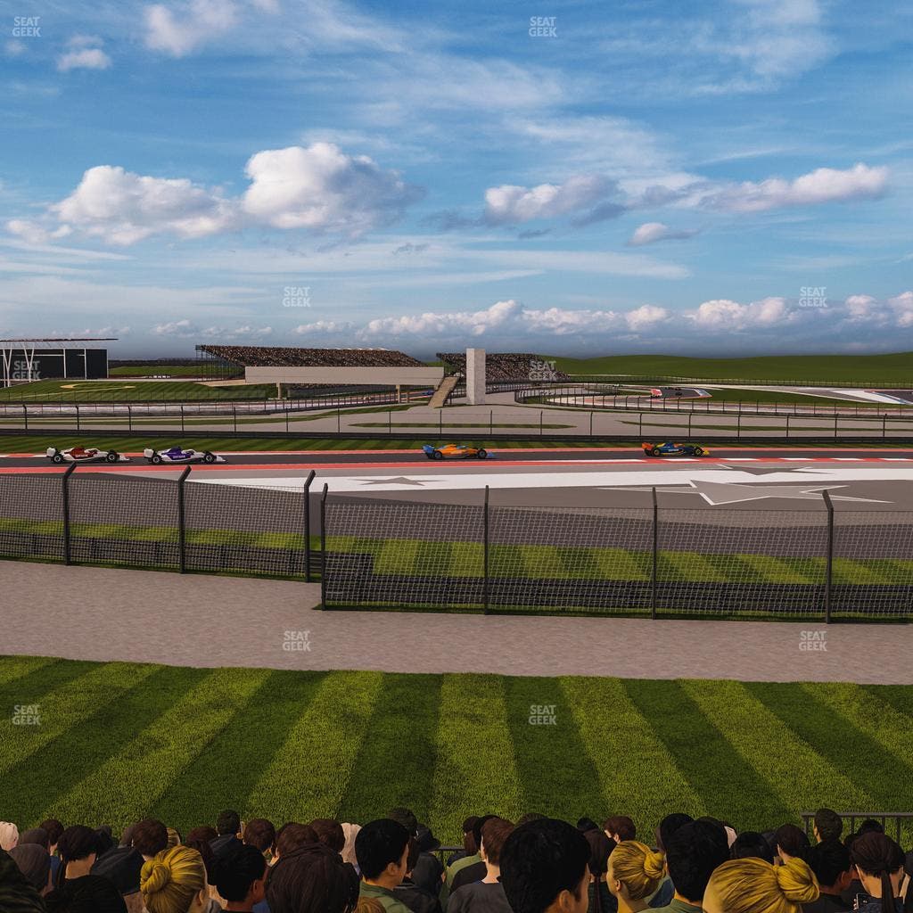 Circuit of The Americas - Section Turn 4 Grandstand 1 Seat View
