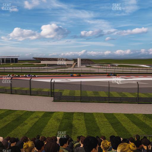 Circuit of The Americas - Section Turn 4 Grandstand 1 Seat View