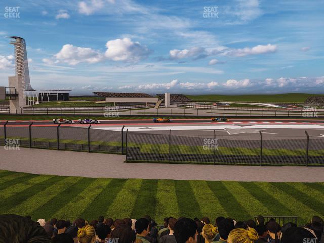 Circuit of The Americas - Section Turn 4 Grandstand 1 Seat View