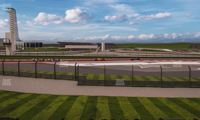 Circuit of The Americas - Section Turn 4 Grandstand 1 Seat View