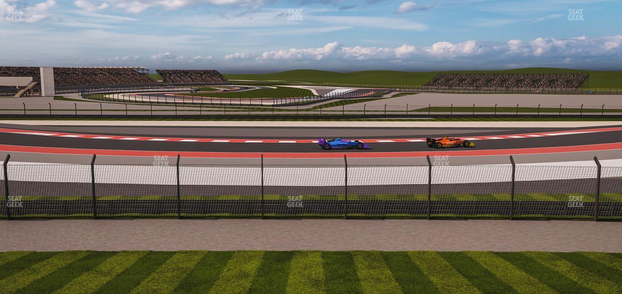 Circuit of The Americas - Section Turn 4 Grandstand 10 Seat View