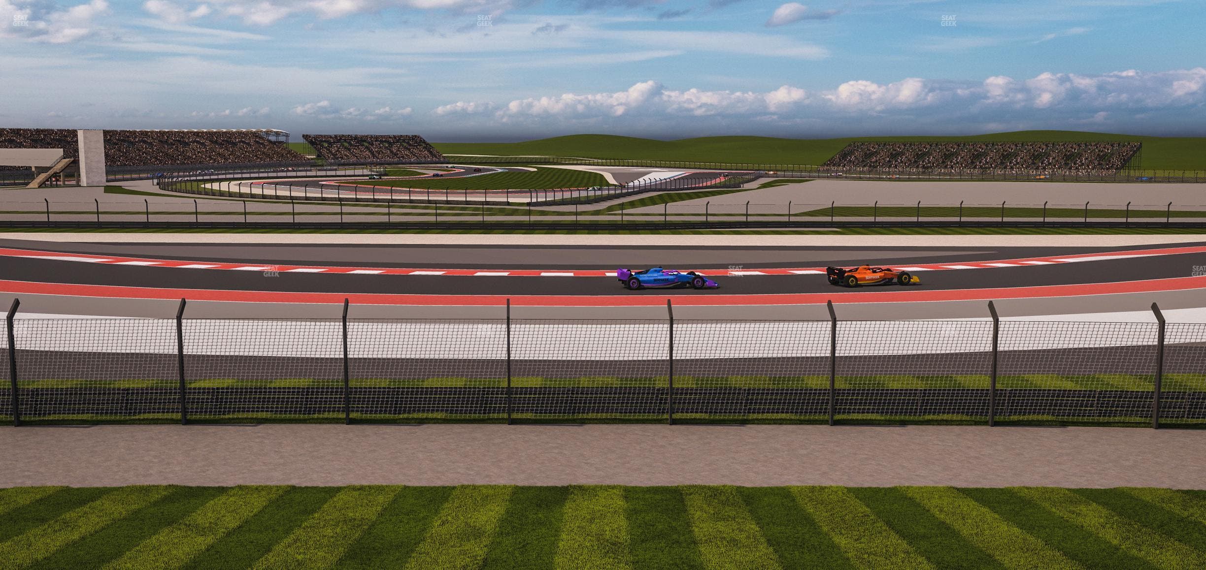 Circuit of The Americas - Section Turn 4 Grandstand 10 Seat View