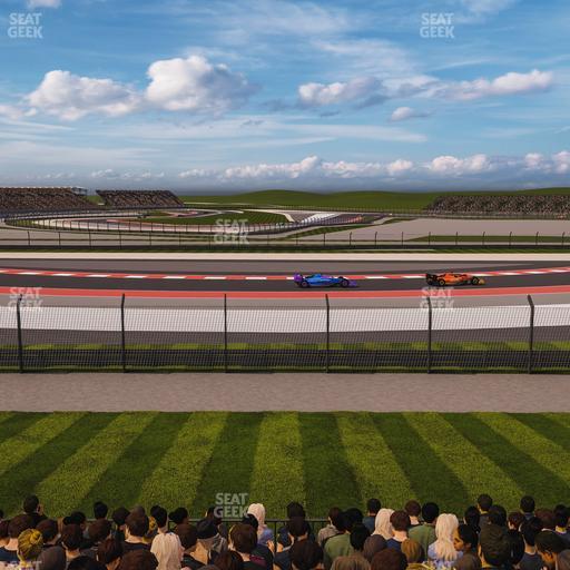 Circuit of The Americas - Section Turn 4 Grandstand 10 Seat View