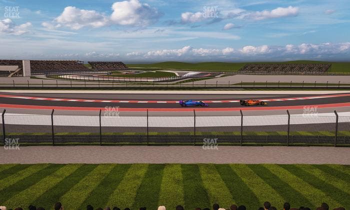 Circuit of The Americas - Section Turn 4 Grandstand 10 Seat View