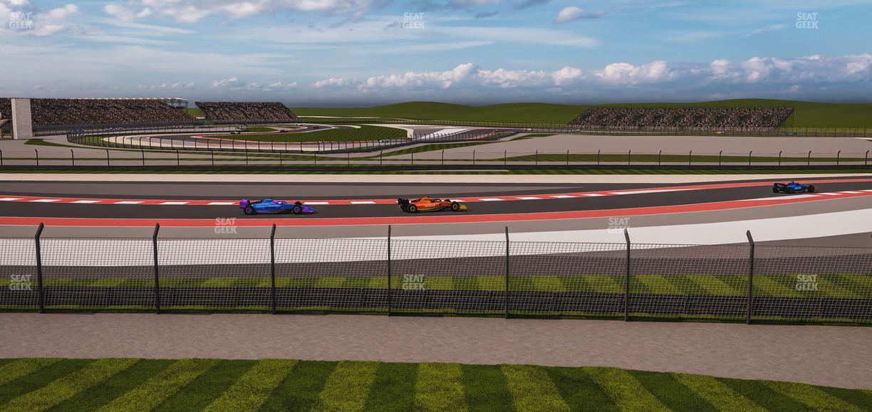 Circuit of The Americas - Section Turn 4 Grandstand 11 Seat View