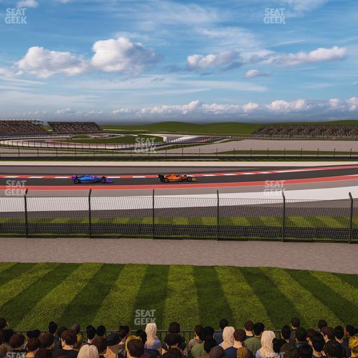 Circuit of The Americas - Section Turn 4 Grandstand 11 Seat View