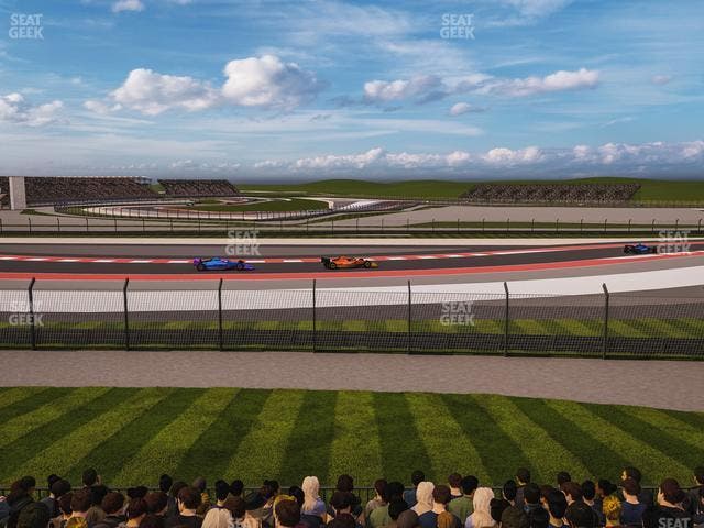 Circuit of The Americas - Section Turn 4 Grandstand 11 Seat View