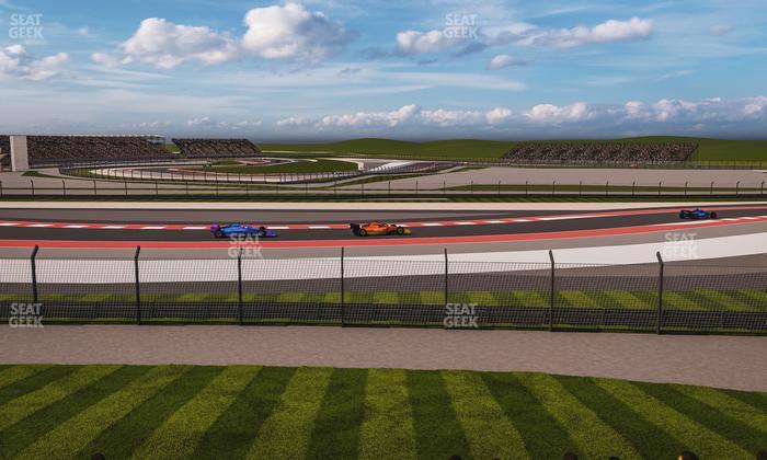 Circuit of The Americas - Section Turn 4 Grandstand 11 Seat View