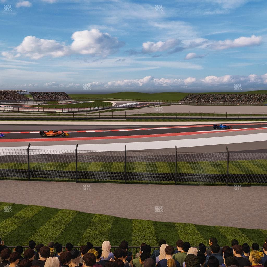 Circuit of The Americas - Section Turn 4 Grandstand 12 Seat View