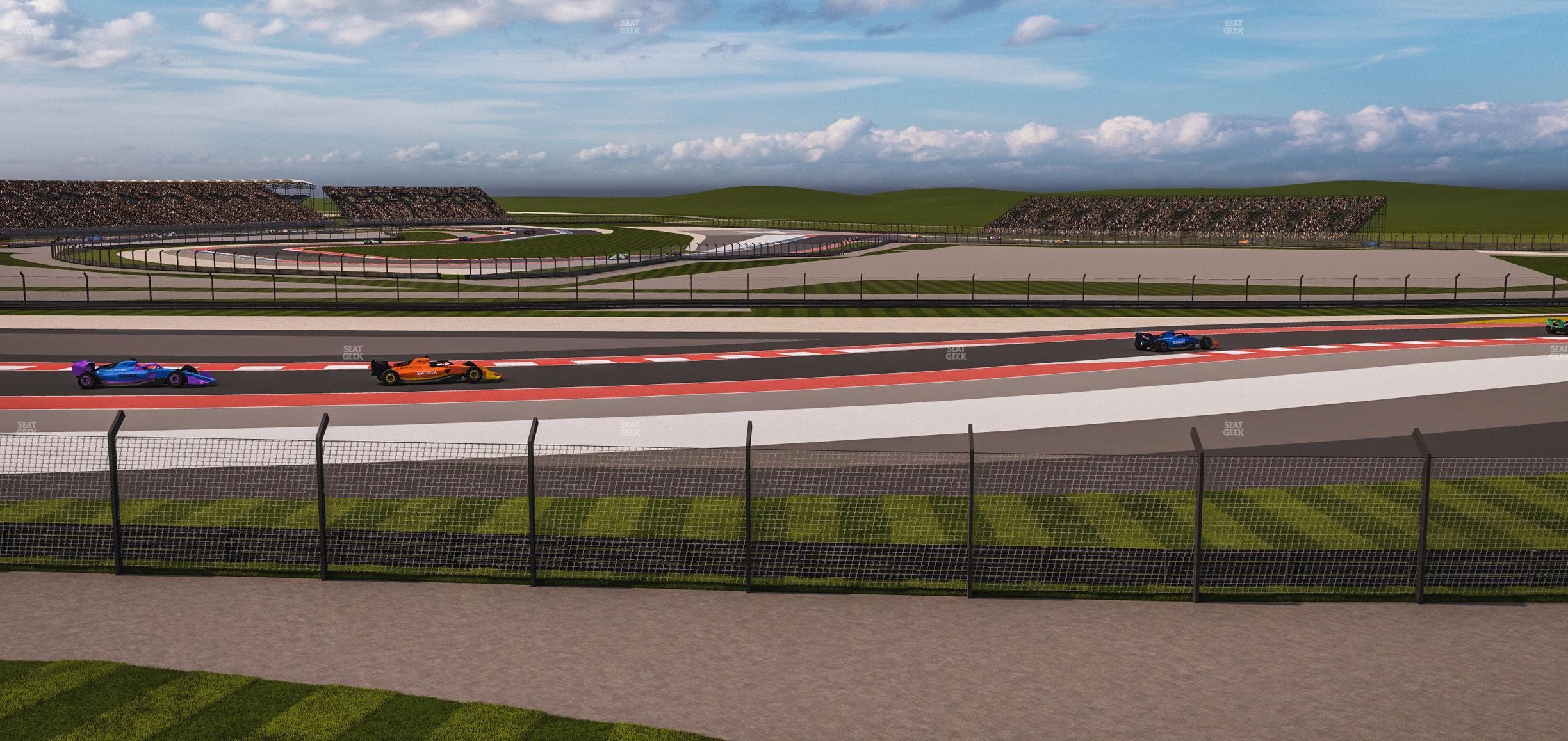 Circuit of The Americas - Section Turn 4 Grandstand 12 Seat View