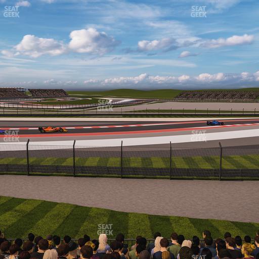 Circuit of The Americas - Section Turn 4 Grandstand 12 Seat View