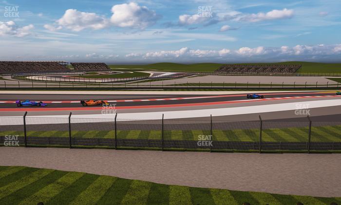 Circuit of The Americas - Section Turn 4 Grandstand 12 Seat View
