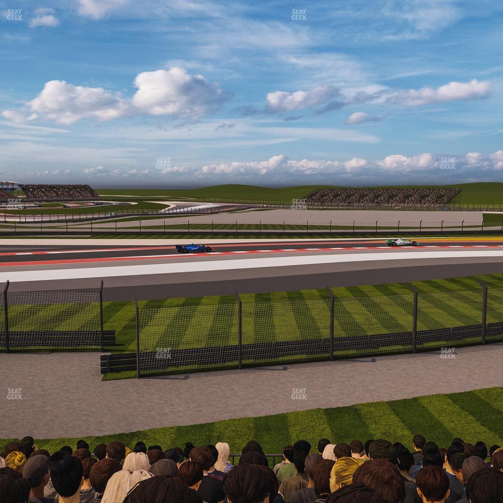 Circuit of The Americas - Section Turn 4 Grandstand 14 Seat View