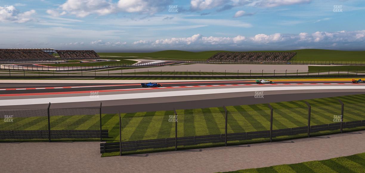 Circuit of The Americas - Section Turn 4 Grandstand 14 Seat View