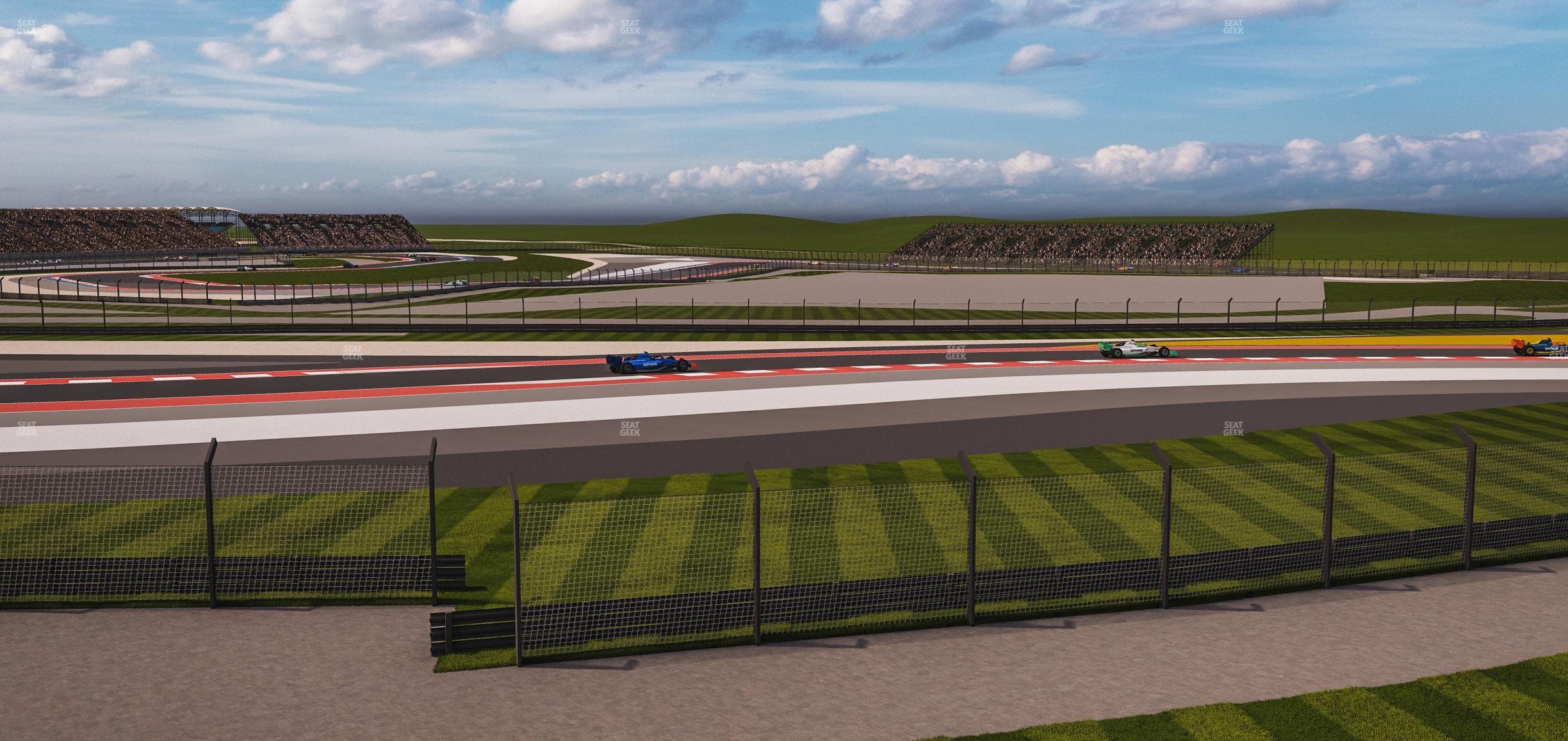 Circuit of The Americas - Section Turn 4 Grandstand 14 Seat View