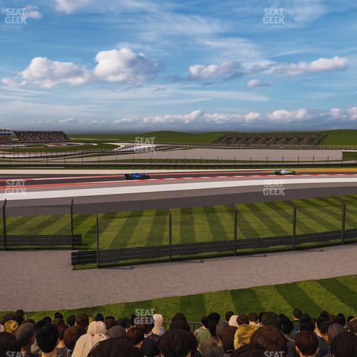 Circuit of The Americas - Section Turn 4 Grandstand 14 Seat View