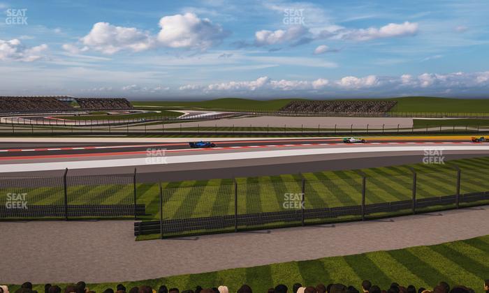 Circuit of The Americas - Section Turn 4 Grandstand 14 Seat View