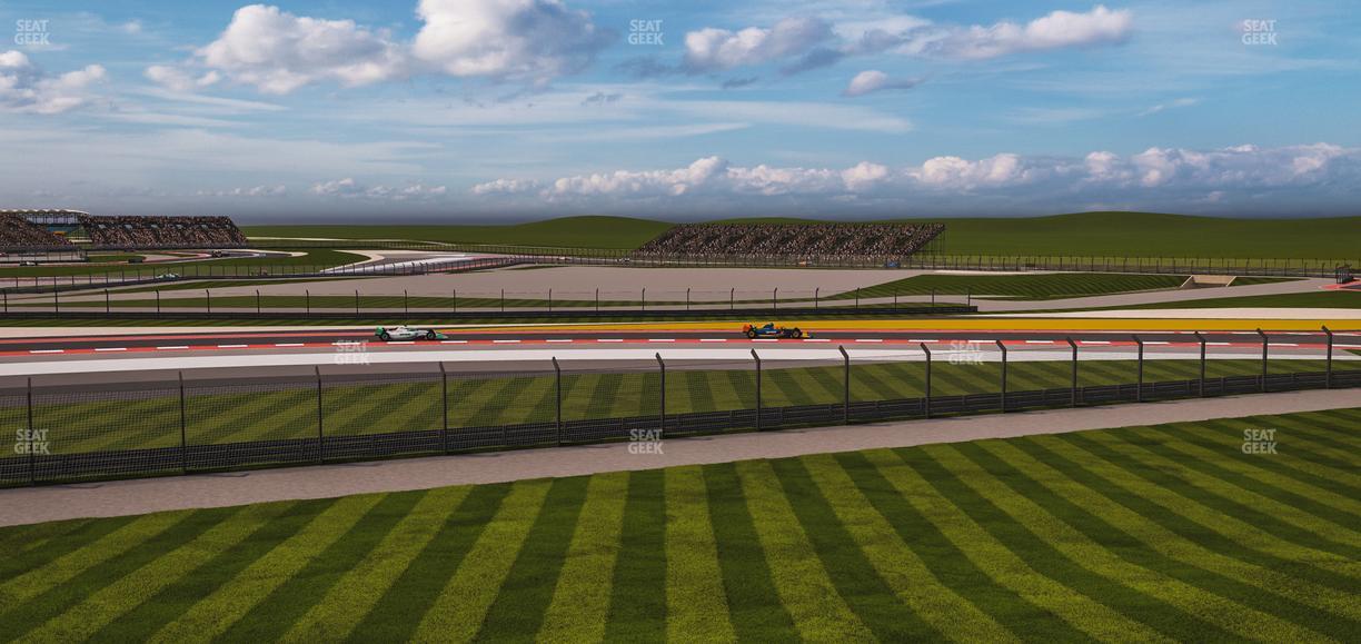 Circuit of The Americas - Section Turn 4 Grandstand 17 Seat View