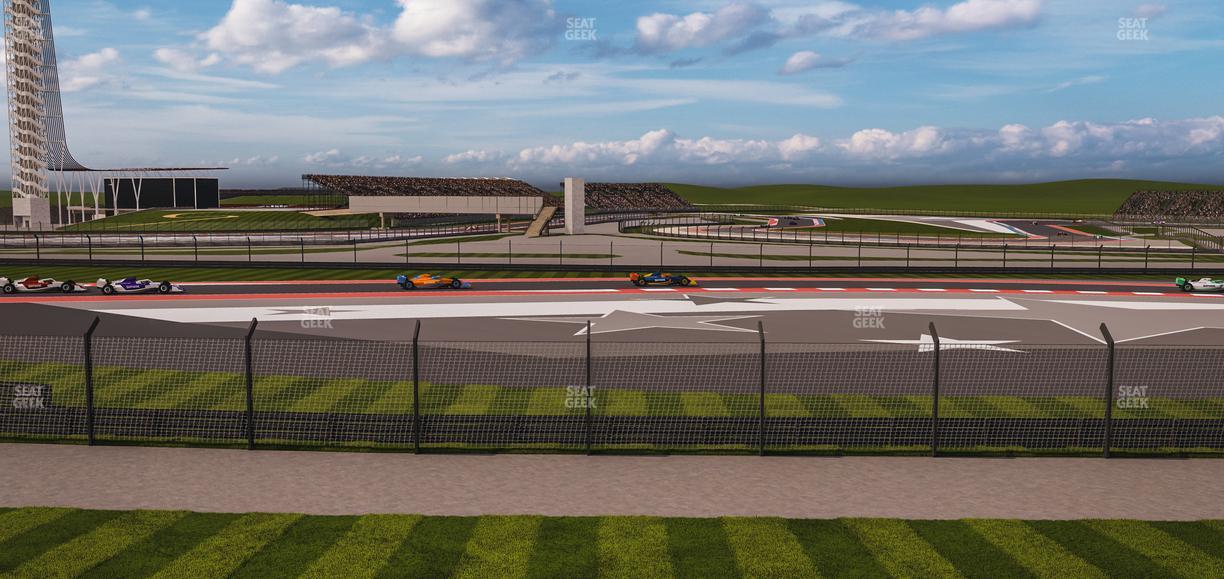 Circuit of The Americas - Section Turn 4 Grandstand 2 Seat View
