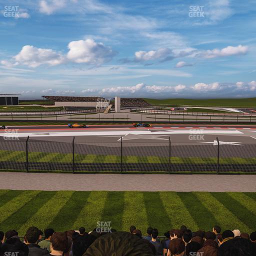 Circuit of The Americas - Section Turn 4 Grandstand 2 Seat View