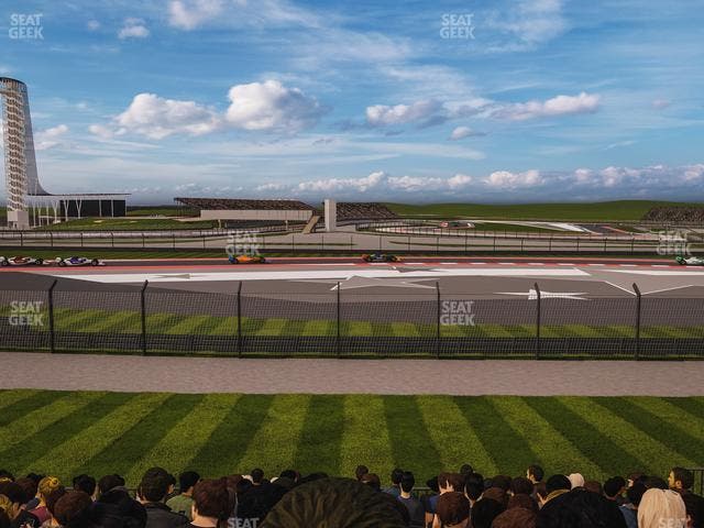 Circuit of The Americas - Section Turn 4 Grandstand 2 Seat View