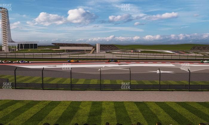 Circuit of The Americas - Section Turn 4 Grandstand 2 Seat View