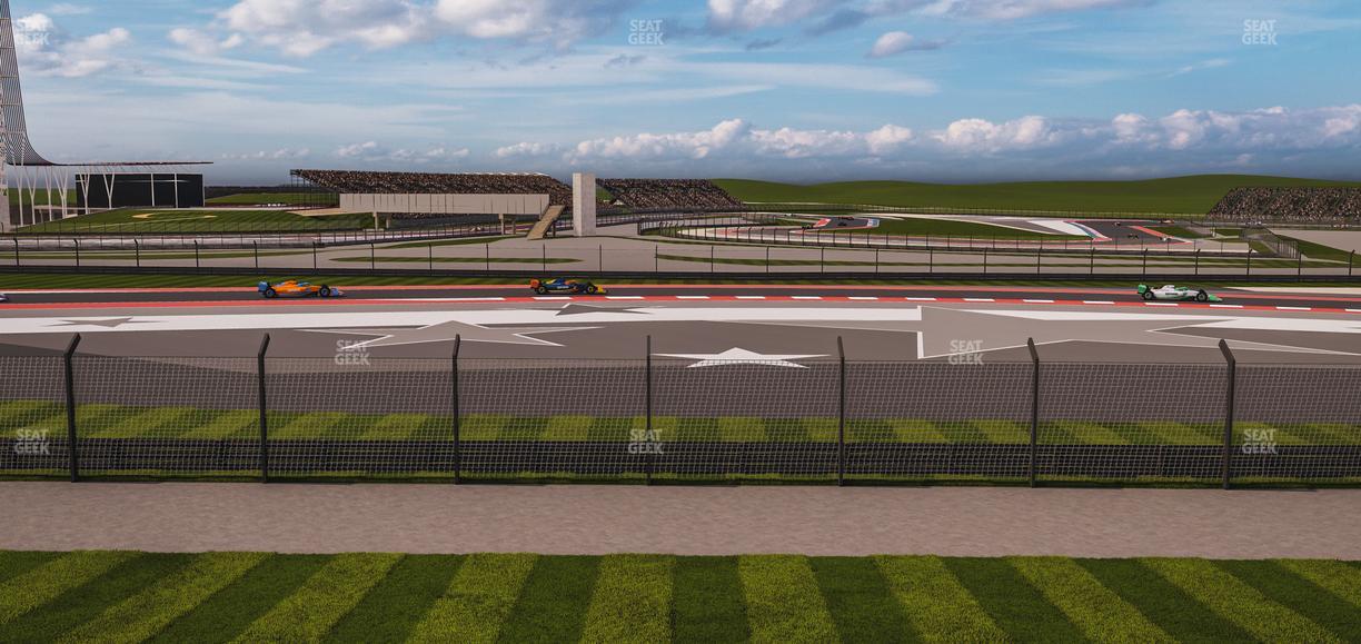 Circuit of The Americas - Section Turn 4 Grandstand 3 Seat View