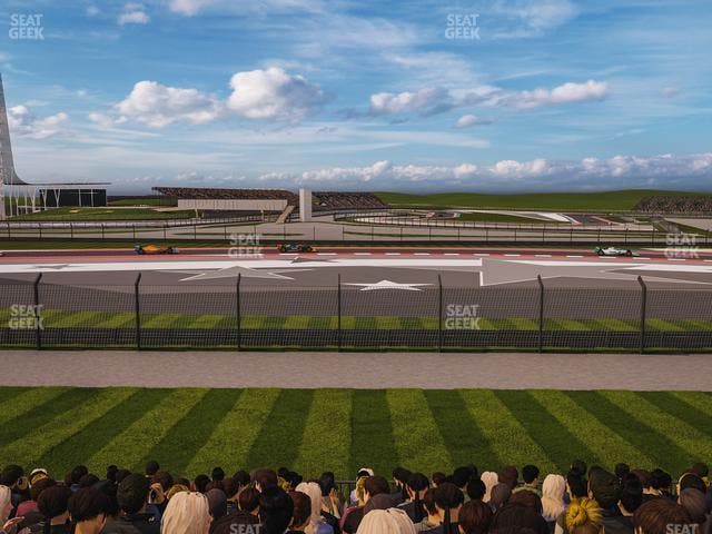 Circuit of The Americas - Section Turn 4 Grandstand 3 Seat View
