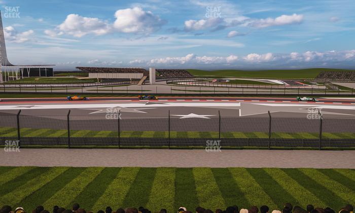 Circuit of The Americas - Section Turn 4 Grandstand 3 Seat View