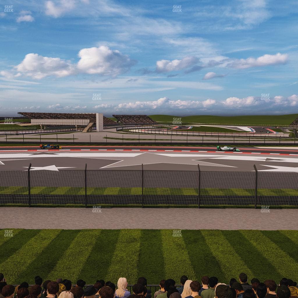 Circuit of The Americas - Section Turn 4 Grandstand 4 Seat View