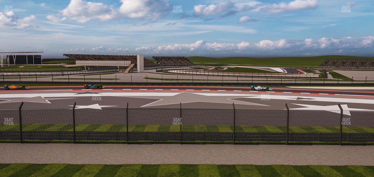 Circuit of The Americas - Section Turn 4 Grandstand 4 Seat View