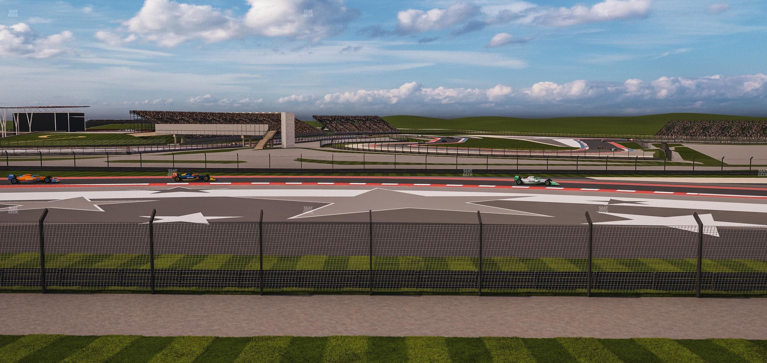Circuit of The Americas - Section Turn 4 Grandstand 4 Seat View