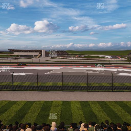 Circuit of The Americas - Section Turn 4 Grandstand 4 Seat View
